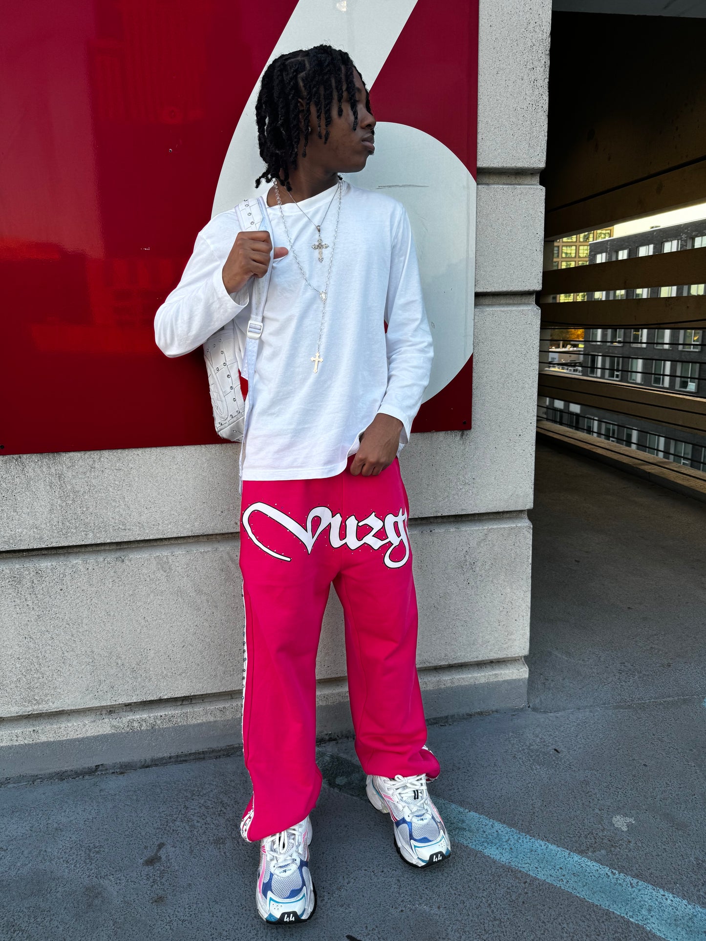 “Vurge” Rhinestone Sweats