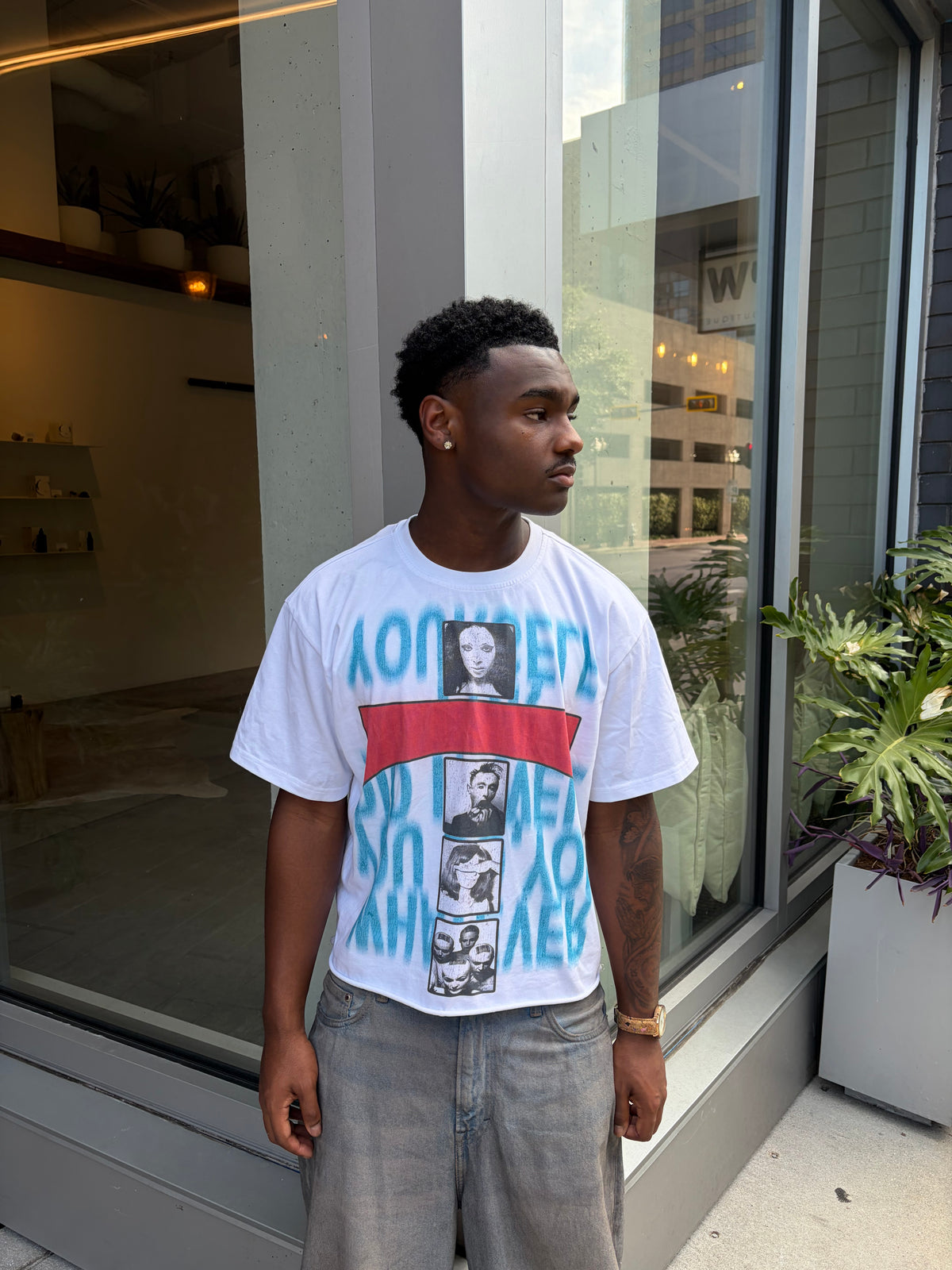 White "Delusion" Vintage Tee