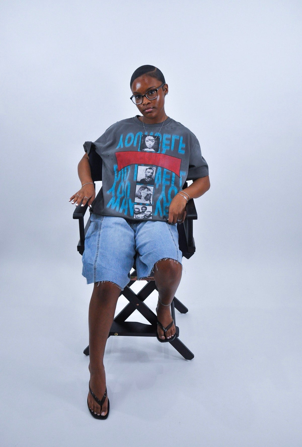 Ash Grey "Delusion" Vintage Tee