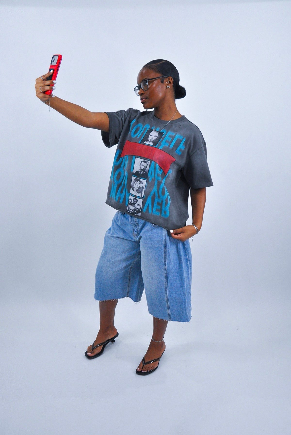 Ash Grey "Delusion" Vintage Tee
