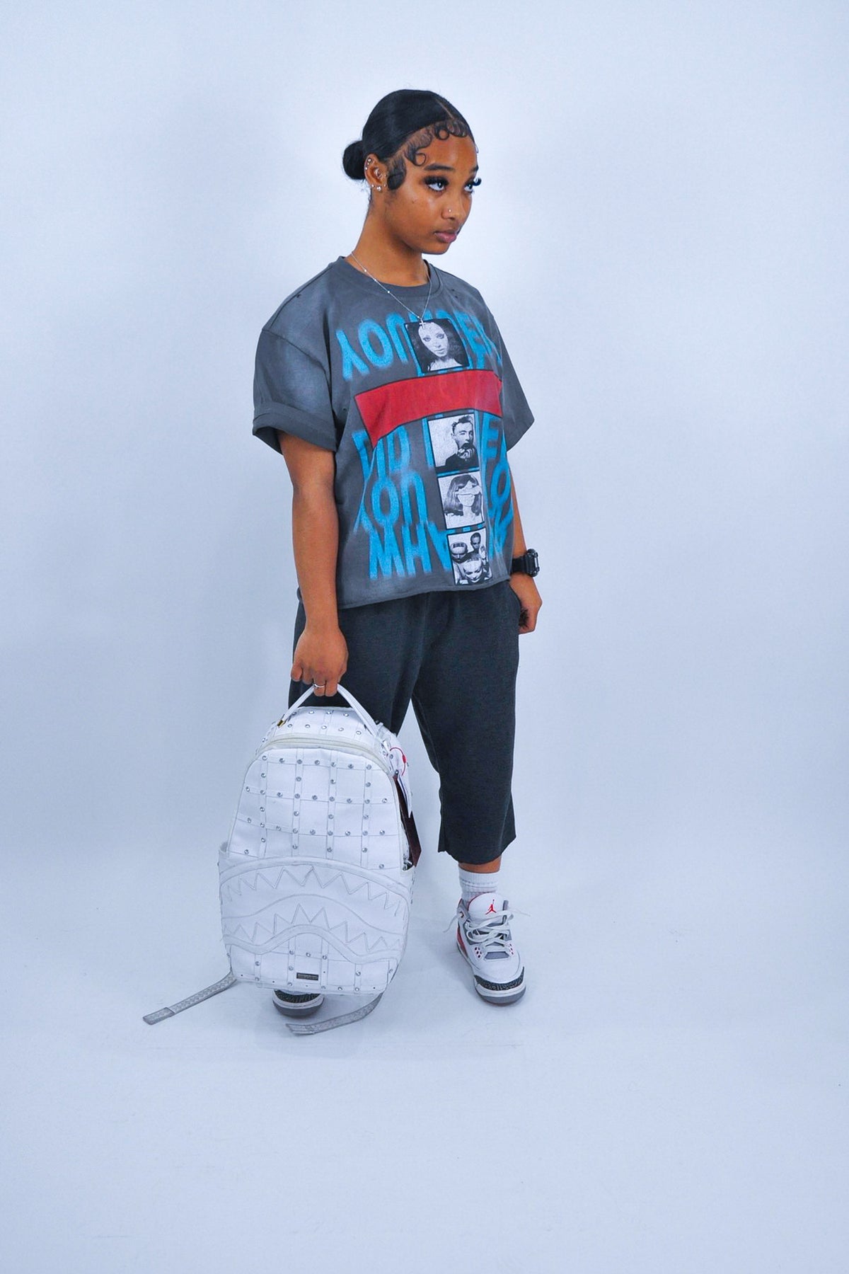 Ash Grey "Delusion" Vintage Tee