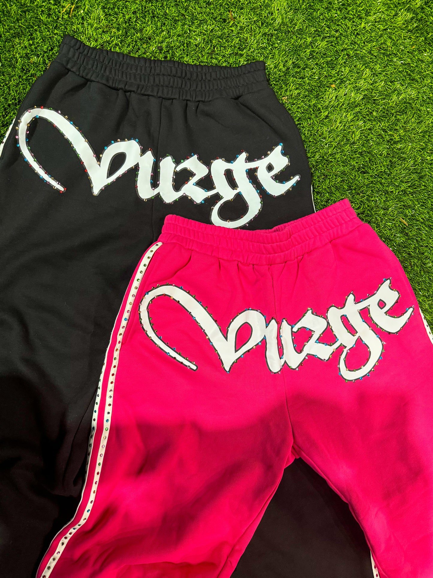 “Vurge” Rhinestone Sweats