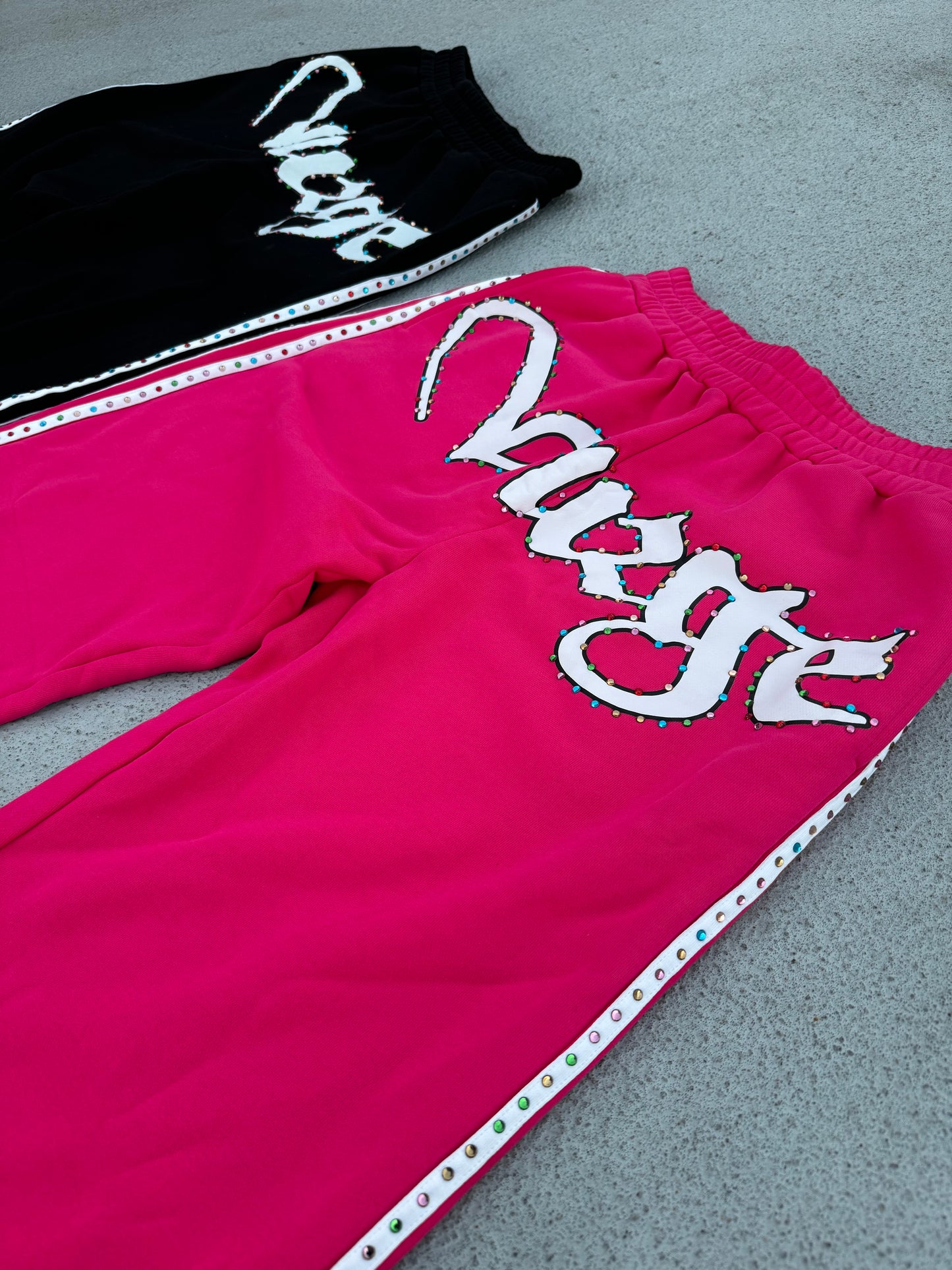 “Vurge” Rhinestone Sweats